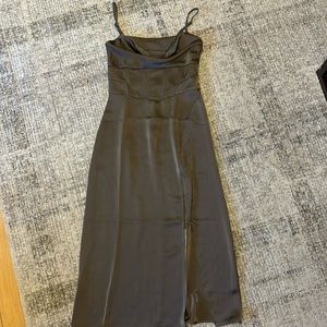 BNWOT gorgeous green slip dress size Small